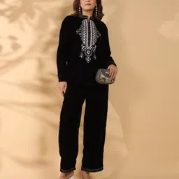 STIL O STITCH Embroidered Tunic & Trousers Co-Ord Set-picture-41