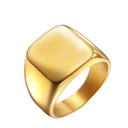 Arzonai Unisex Chunky Square Metal Ring-image-42