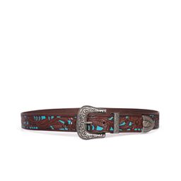Celtic Unisex Leather Tang Belt-image-18
