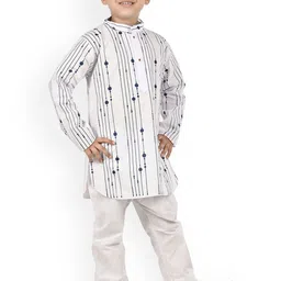NEW GEN Boys Printed Regular Kurta with Trousers-picture-7