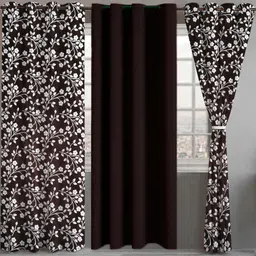 Lunar Days Brown Curtains and Sheers-picture-19