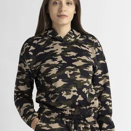 Van Heusen Women Printed Hooded Sweatshirt-image-35