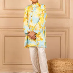 Jilmil Boys Floral Printed Kurta with Pyjama-50