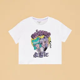 Pantaloons Junior Girls Applique T-shirt-picture-29