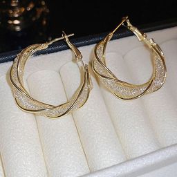 PolluxCraft Contemporary Hoop Earrings-29