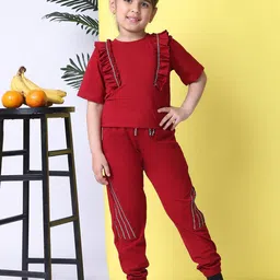 Baawri Girls Top with Trousers-image-62