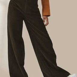 Outzidr Women Classic Straight Fit Low-Rise Trousers-image-88