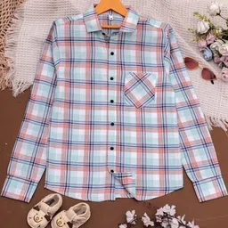 Hikuj Boy Checked Regular Fit Shirt-picture-48