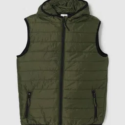 max Boys Camouflage Polyester Padded Jacket-9