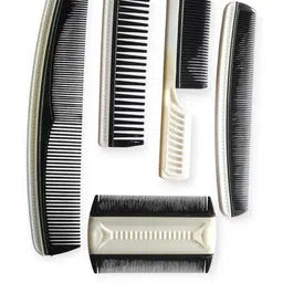 ARPANA BRIGHT Set of 5 Black and White Styling and Detangling Combs-21