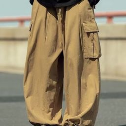 StyleCast x Revolte Men Loose Fit Easy Wash Cargos Trousers-image-55