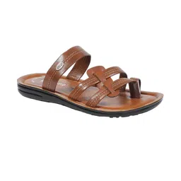 Trump Tan PU Flip Flops-image-4