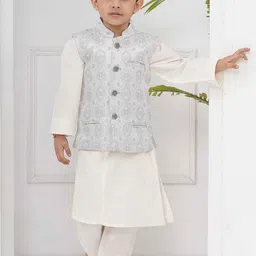 Sethukrishna Boys Floral Regular Kurta with Churidar-49