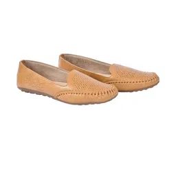saanvishubh Women Textured Laser Cut Loafers-picture-11