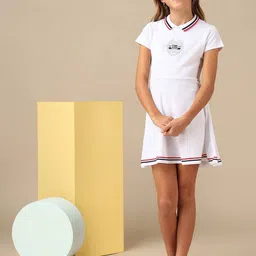 U.S. Polo Assn. Girls Shirt Collar Sheath Mini Dress-picture-16