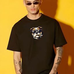 KAIDO Graphic Printed Drop-Shoulder Sleeves Oversized Cotton T-shirt-picture-17