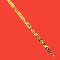 Dynamic Retail Global Men Gold-Plated Link Bracelet-98