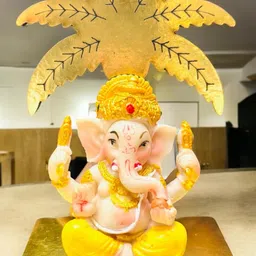 WARMINGO DE Multicoloured Ganesh Ji Idol Showpiece-picture-4