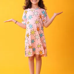 YK Girls Printed Nightdress-picture-28
