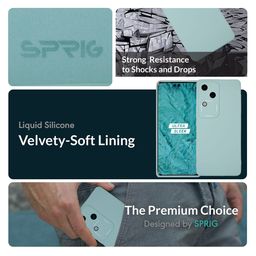 SPRIG Solid Printed Back Case Mobile Accessories image 4
