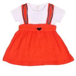 Bold N Elegant Girls Cartoon Pinafore Mini Dress-image-67
