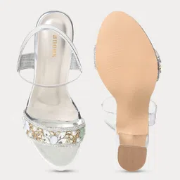 Anouk Embellished Party Block Sandals image 5