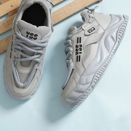 kadak collection Men Round Toe Textured Sneakers-image-99