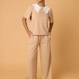 BLANC9 Women Pure Cotton Top & Pyjamas Night suit-image-42