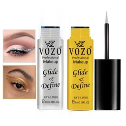 VOZO Set Of 2 Glide & Define Infusion Essential Liquid Eyeliner - 5 ml Each- Shade- 03- 10-image-76