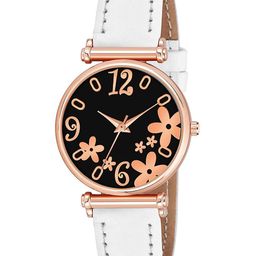 CSAMON Women Printed Dial Analogue Watch C34RG R3BLK WH Leather-image-51