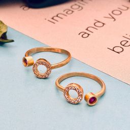 Anouk Gold-Plated Toe Rings-22