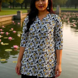 THE FAB FACTORY Women Floral Printed Regular Top-picture-41