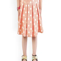 Alisha Moda Girls Printed Above Knee Length Skirt-18