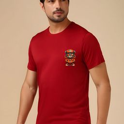 CASUALBUD Men Graphic Printed Round Neck T-shirt-image-92