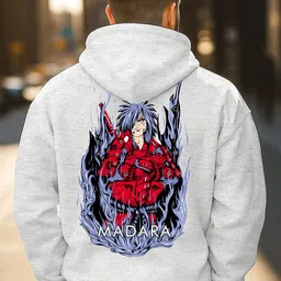 Triptee Men Naruto Graphic Printed Hooded Sweatshirt-picture-24