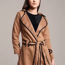 iki chic Tie-Up Overcoats With Piping-picture-19
