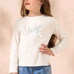 Angel & Rocket Print Cotton Top-image-63