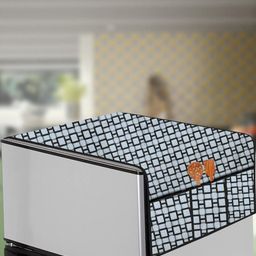 The Furnishing Tree Grey Plastic Refrigerator Cover-image-94