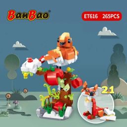 BanBao Animal Building Blocks Colorful Robin and Small Fox Building Toy -RS7497BanBao Animal Building Blocks Colorful Robin and Small Fox Building Toy -RS7497 image 2