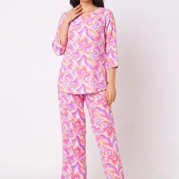 Selvia Printed Top With Palazzos Co-Ords-image-21