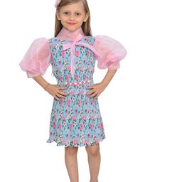 Be Kids Floral Print Cowl Neck Fit & Flare Dress-24