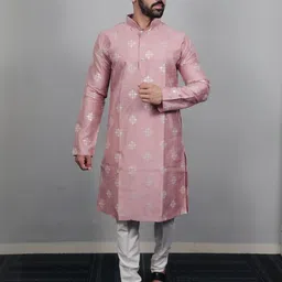 BALAJI CREATION Men Pink Kurtas-picture-39