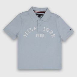 Tommy Hilfiger Boys Brand Logo Printed Polo Collar T-shirt-picture-47