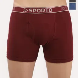 Sporto by Macho Pack Of 3 Mid-Rise Short Trunks-picture-6