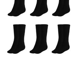 MUKHAKSH Black Cotton Socks-picture-15