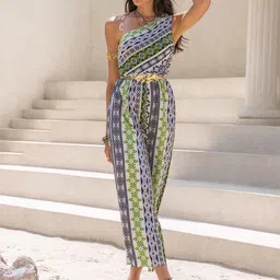 JC Mode Printed Basic Jumpsuit-84