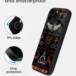 macmerise Quirky Printed iPhone 16 Pro Max Bumper Case Mobile Accessories image 3