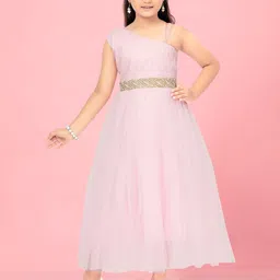 BAESD Net Fit & Flare Midi Dress image 1