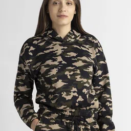 Van Heusen Women Printed Hooded Sweatshirt-image-36