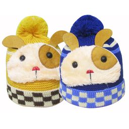 BAESD Unisex Kids Woollen Beanie-16